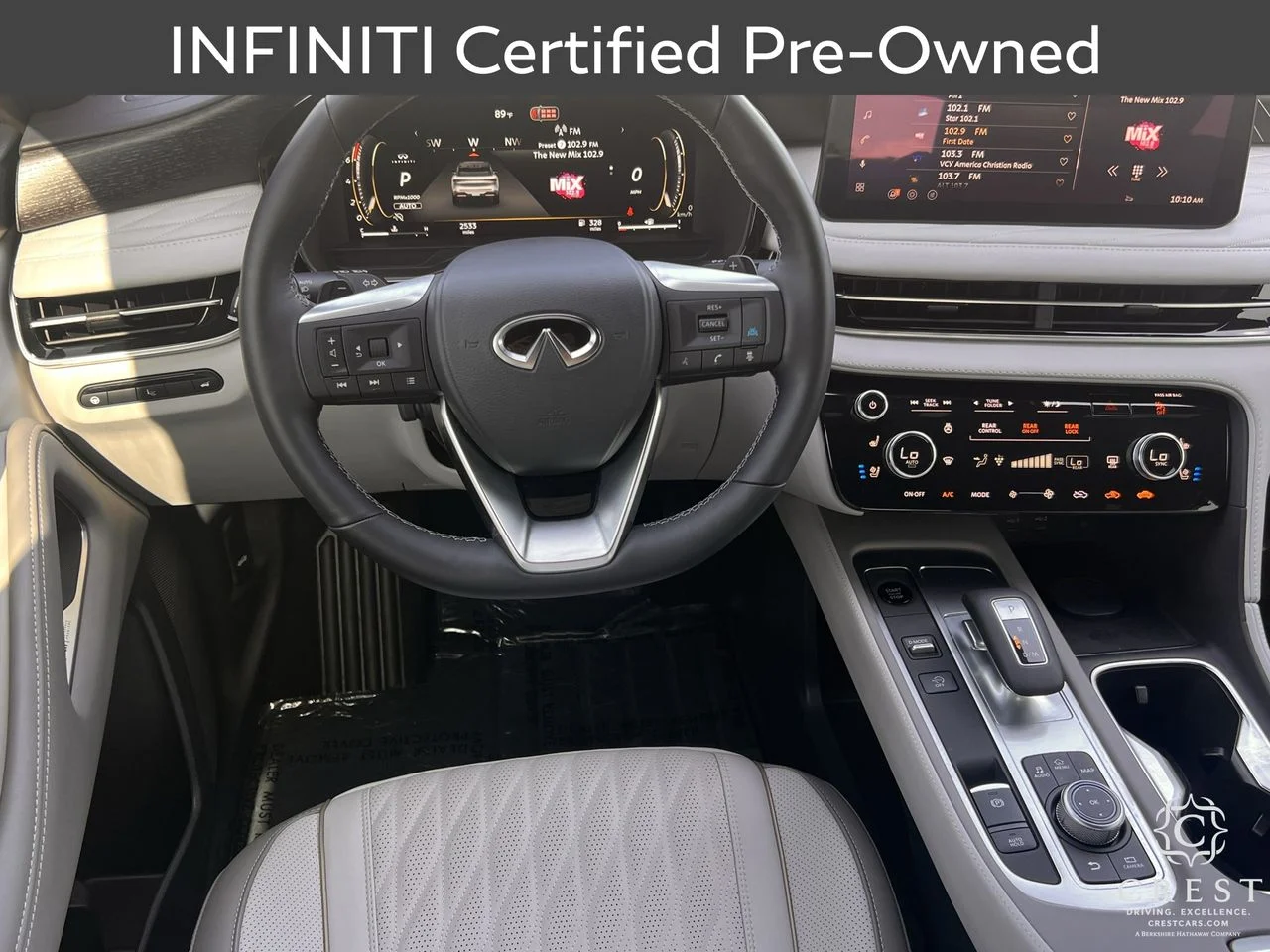 Certified Used 2027 Moonbow Blue Black Obsidian INFINITI AUTOGRAPH image 13