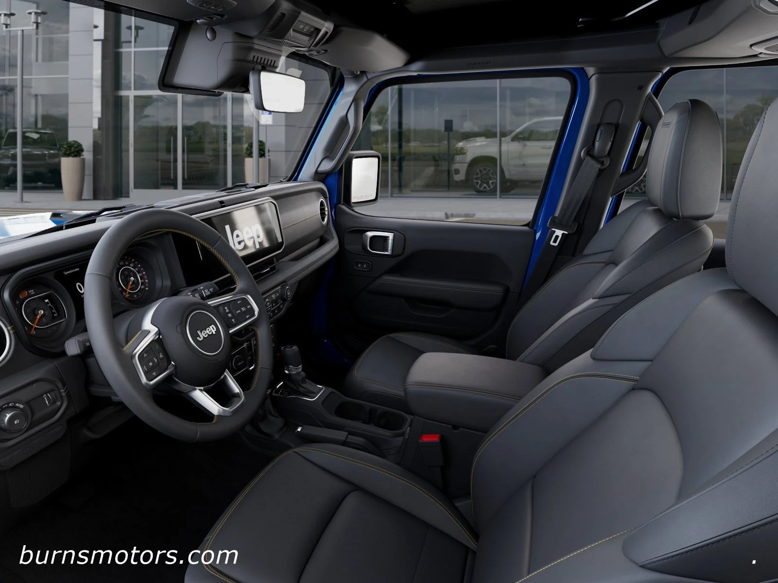 New 2026 Hydro Blue Pearl-Coat Exterior Paint Jeep Sahara 4-Door image 22