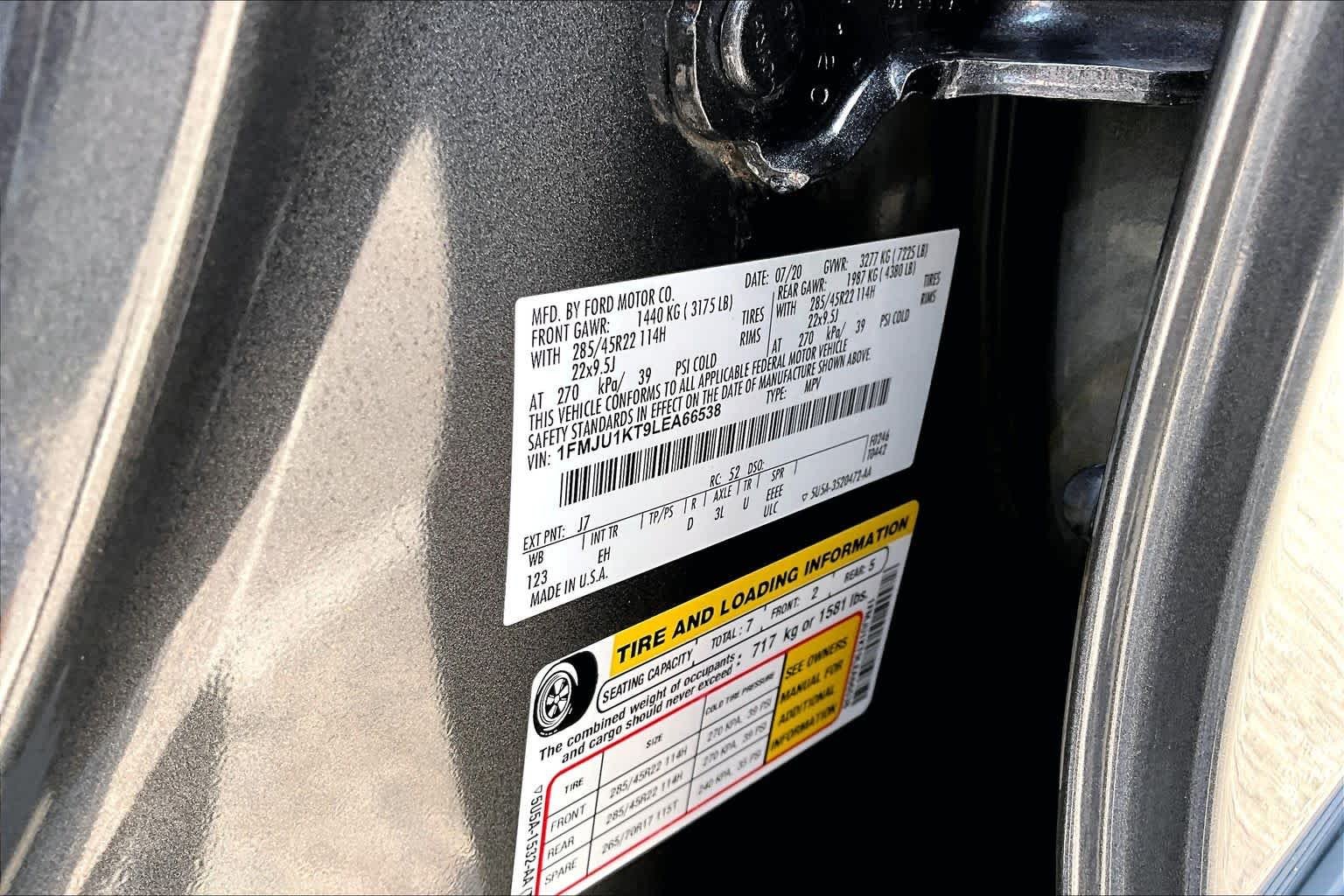 Certified Used 2020 Magnetic Ford Limited image 34
