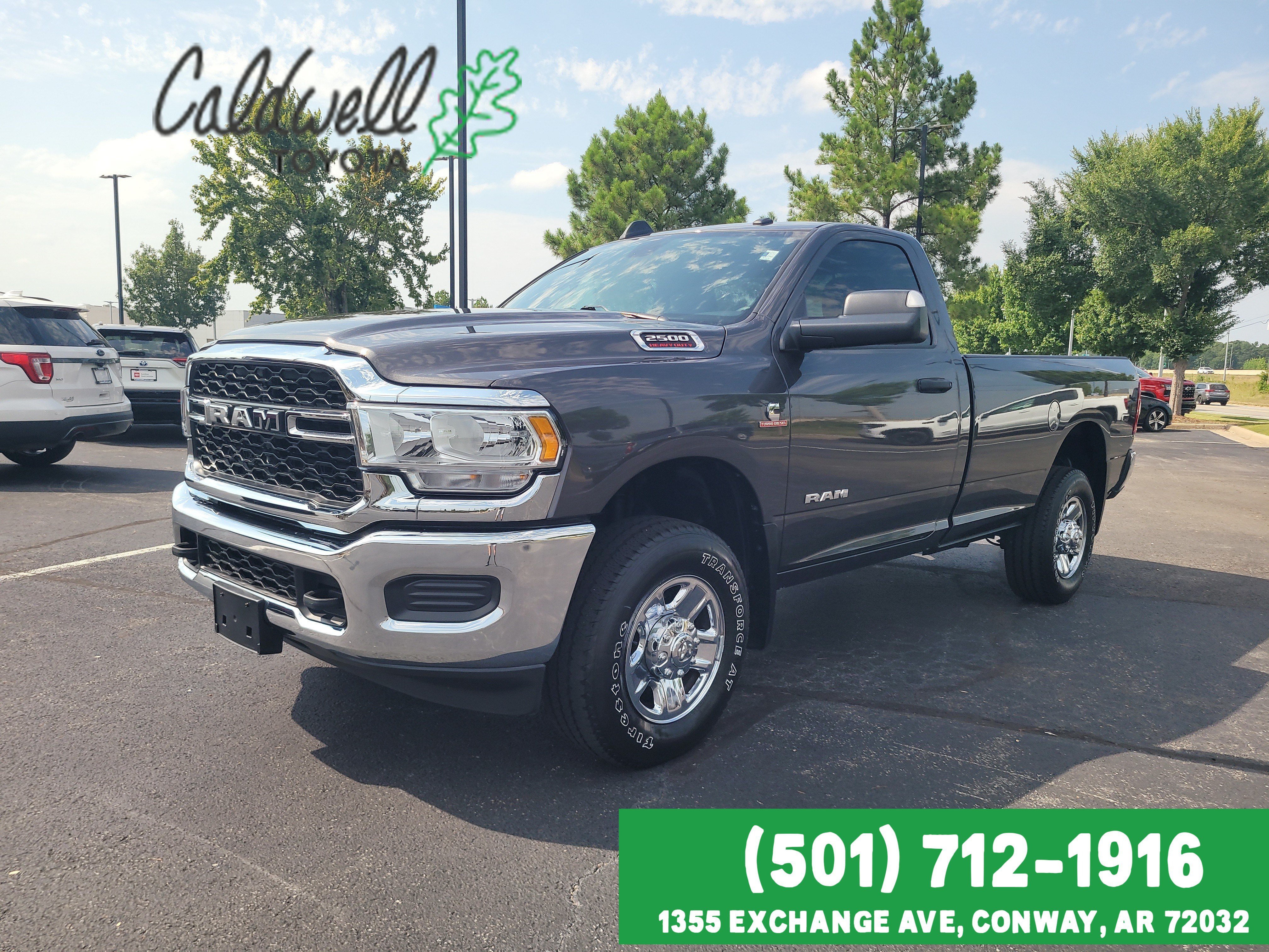Gray 2022 RAM 2500 Pickup Truck Four-Wheel Drive
