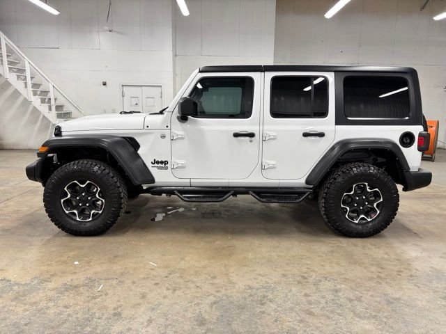 Used 2021 White Jeep Unlimited Sport S image 4