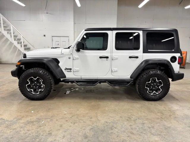 Used 2021 White Jeep Unlimited Sport S image 4