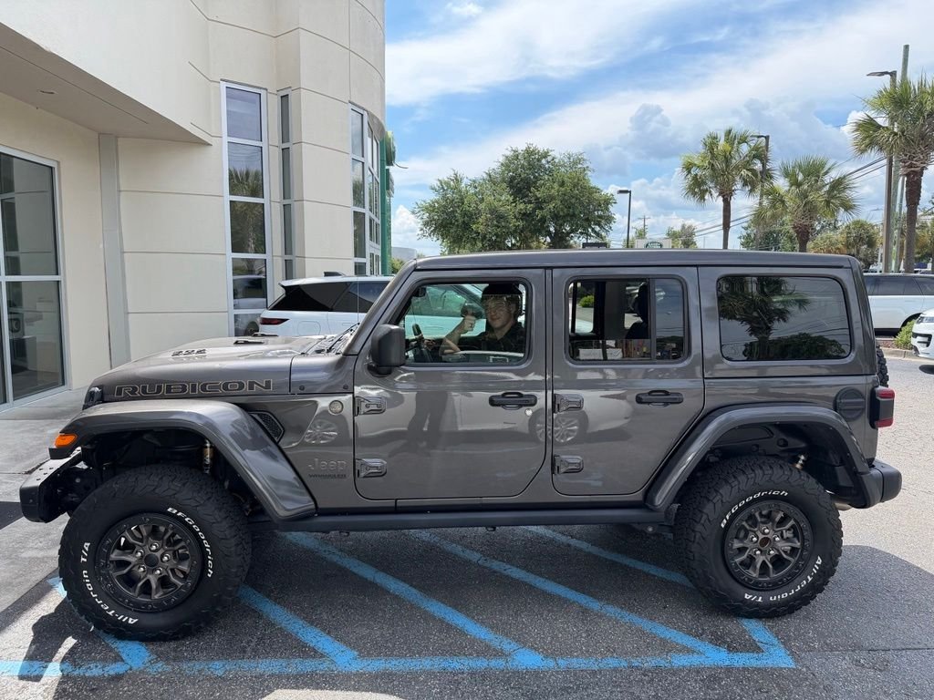 Used 2021 Gray Jeep Unlimited Rubicon 392 image 2