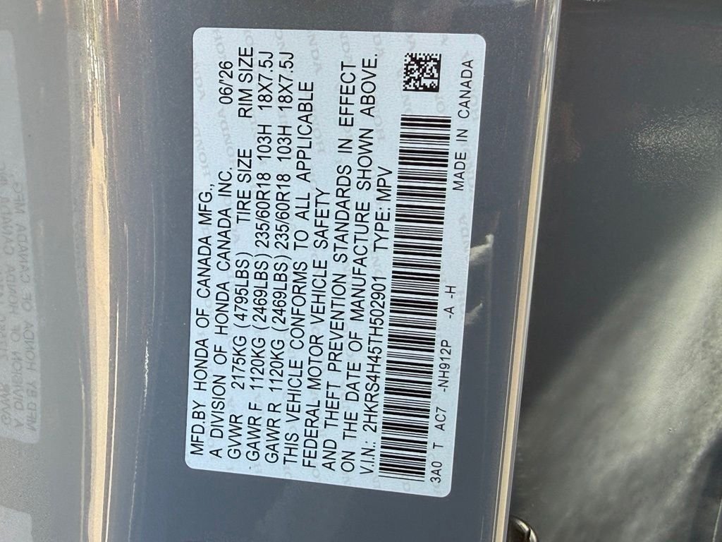 New 2026 Urban Gray Pearl Honda EX image 28