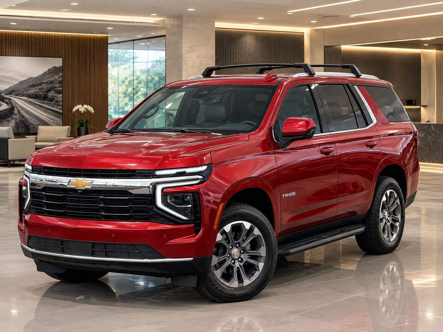 Used 2025 Radiant Red Tintcoat Chevrolet LS image 1