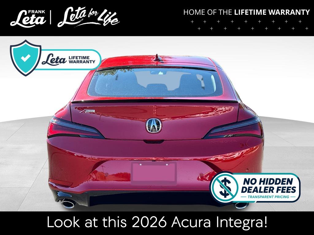 New 2026 Performance Red Pearl Acura w/A-Spec Technology Package image 3