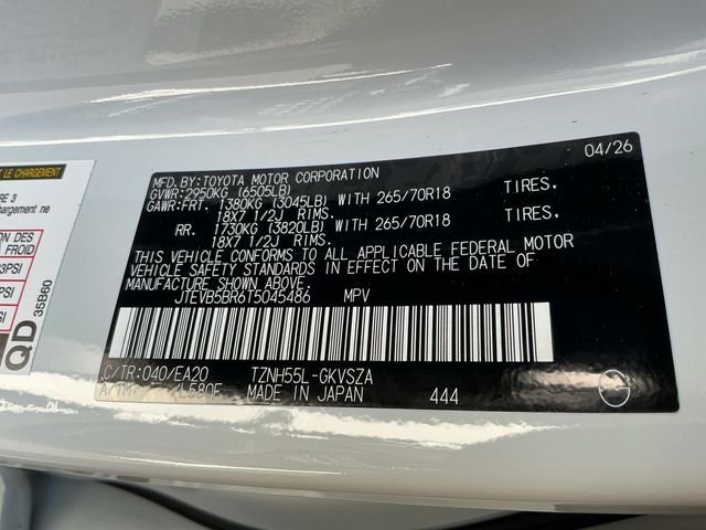 New 2026 Ice Cap Toyota 4Runner TRD Off-Road Premium image 25