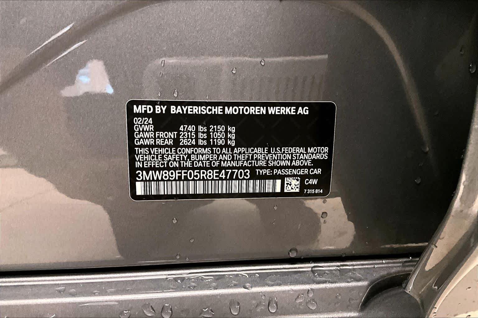Used 2024 Skyscraper Grey Metallic BMW 330i xDrive image 31