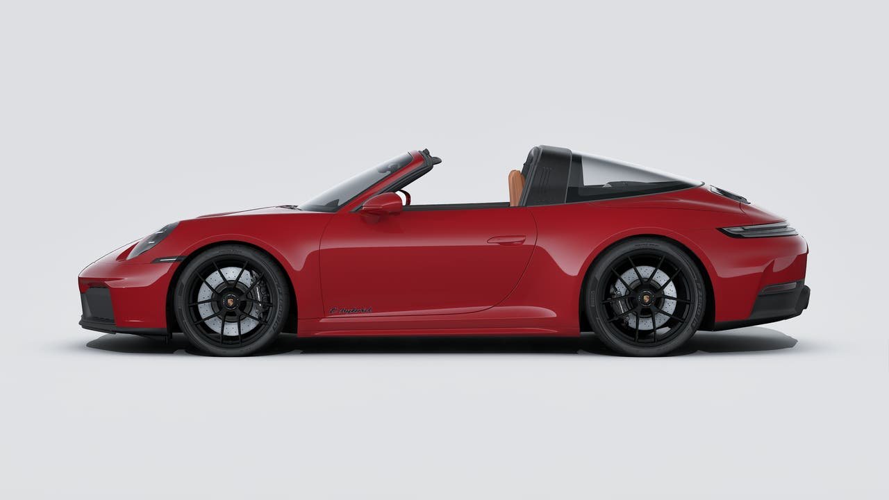 New 2026 Carmine Red Porsche Targa 4 GTS image 2