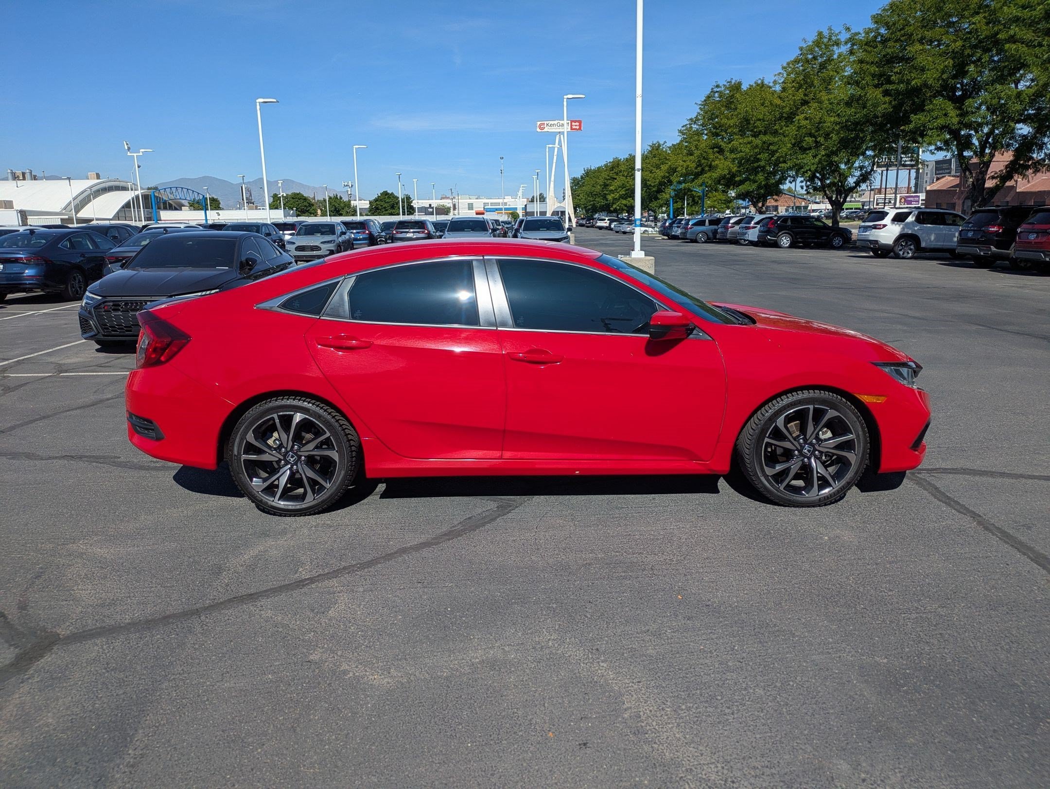 Certified Used 2021 Rallye Red Honda Sport image 2