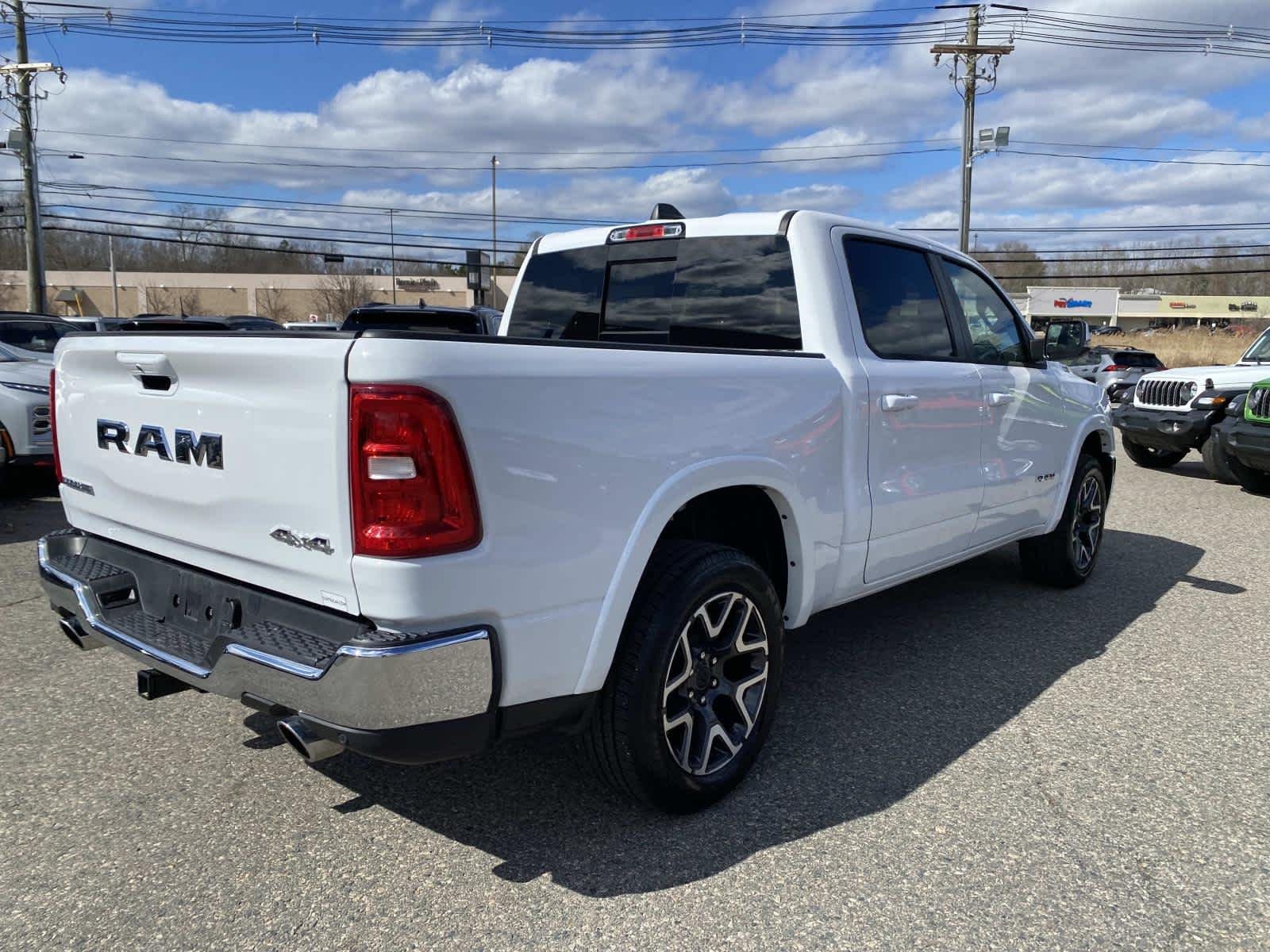 Used 2026 Bright White Clearcoat Ram Laramie image 3
