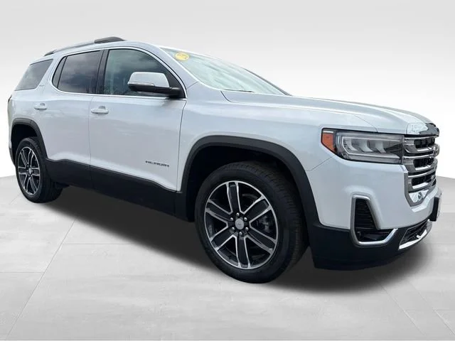 Used 2023 White Frost Tricoat GMC SLT image 9