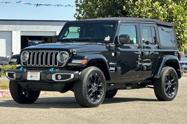 Used 2024 Black Jeep Sahara 4xe image 8