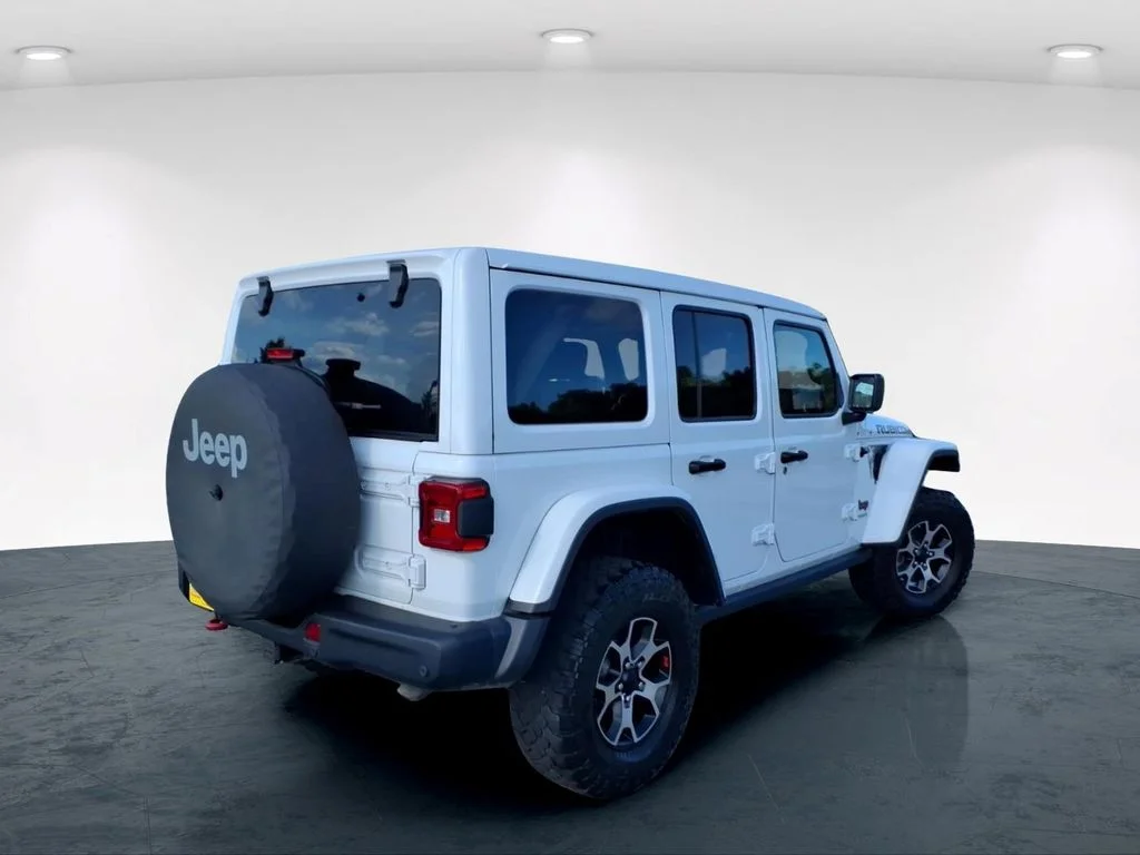 Used 2020 White Jeep Unlimited Rubicon image 8
