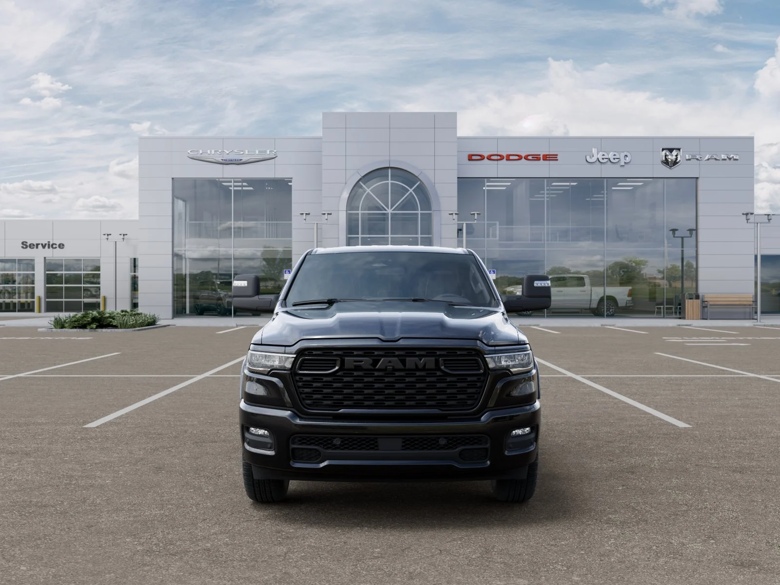 New 2026 Diamond Black Crystal Pearl-Coat Exterior Paint RAM Big Horn/Lone Star image 33