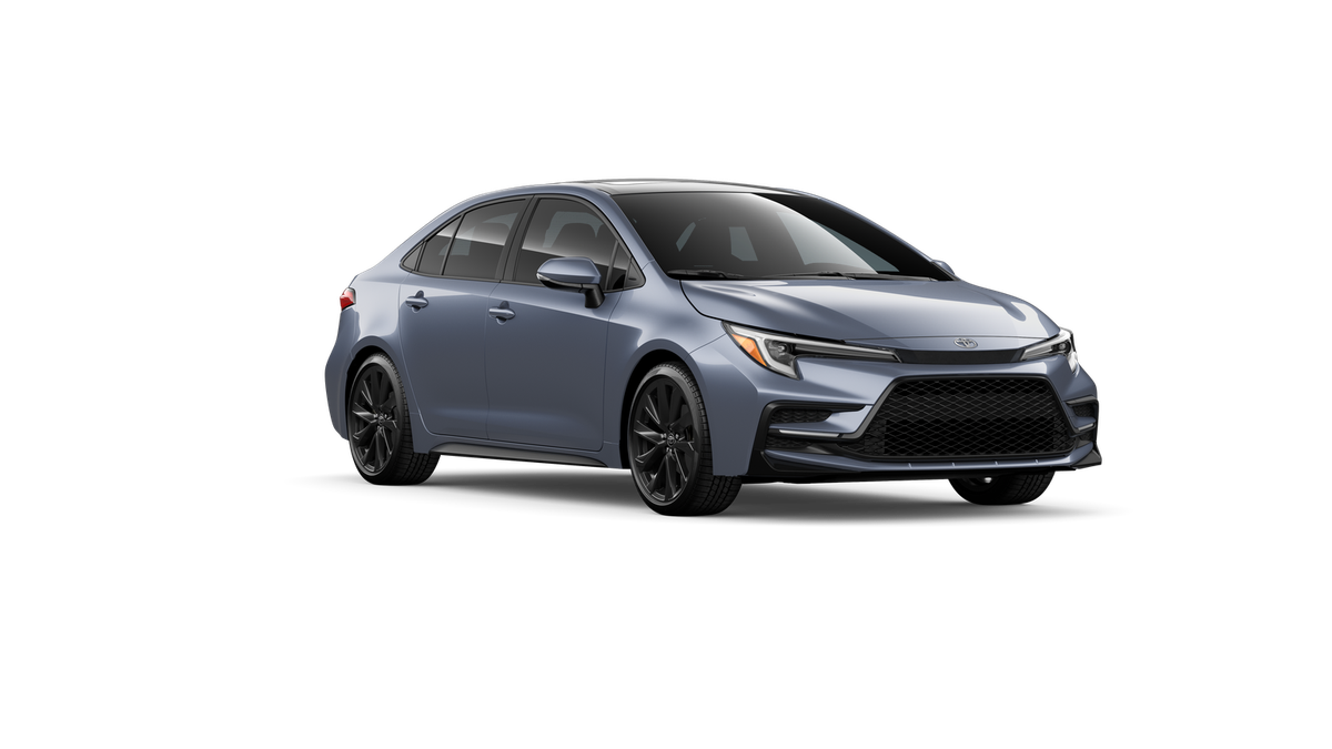 New 2026 Celestite with Midnight Black Metallic roof Toyota SE image 16