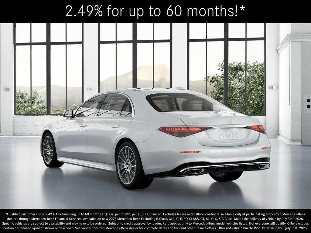New 2026 MANUFAKTUR Moonlight White Metallic Mercedes-Benz S 500 image 28