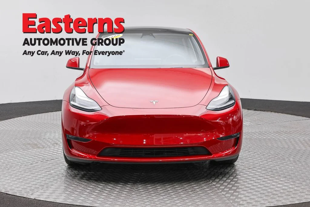 Used 2020 Red Tesla Performance image 3