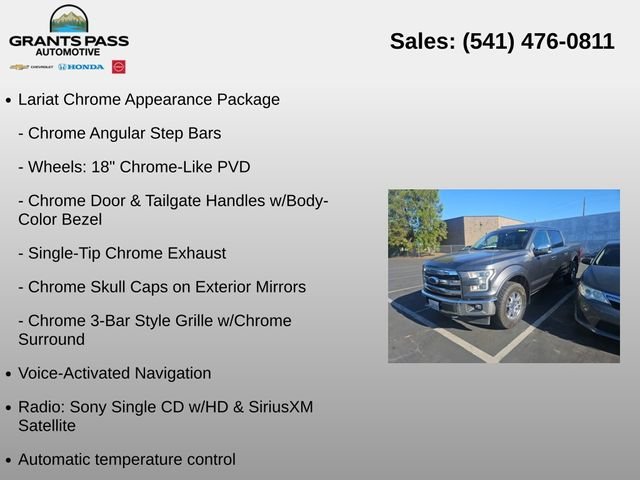 Used 2017 Gray Ford Lariat image 9