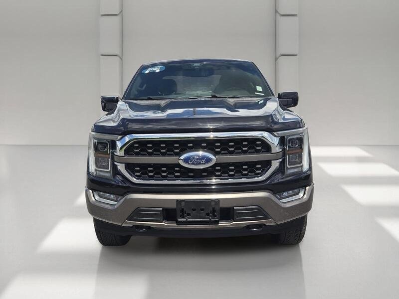 Used 2021 Agate Black Metallic FORD KING RANCH 4WD SUPERCREW 5.5
