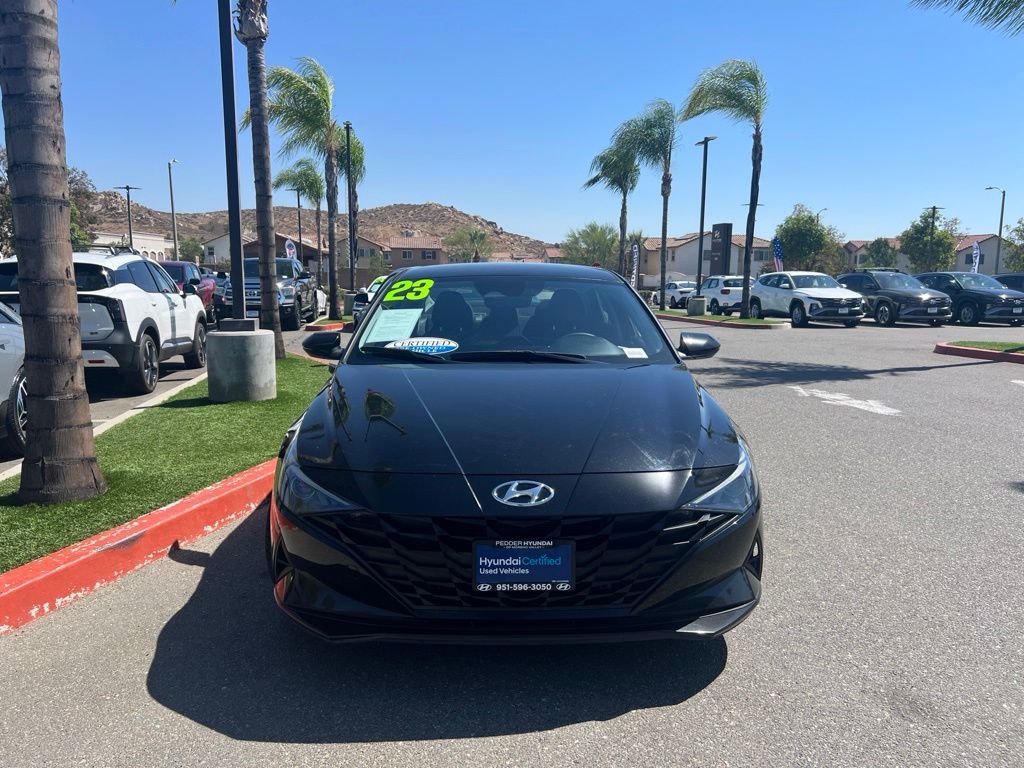 Certified Used 2023 Black Hyundai Blue image 3