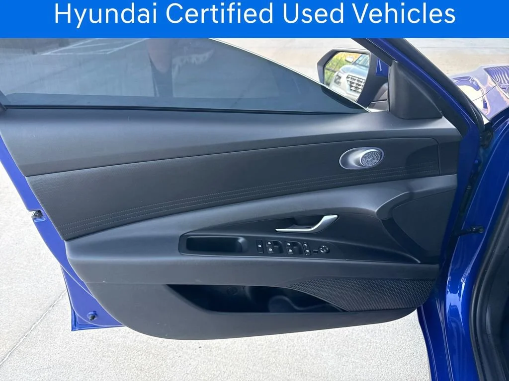 Certified Pre-Owned 2025 Hyundai Elantra Hybrid Blue