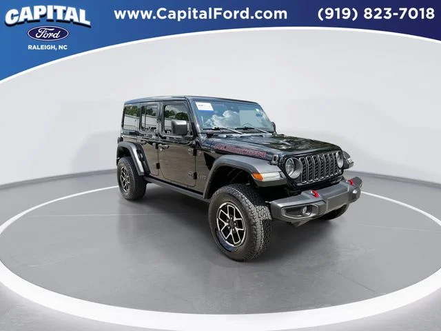 Used 2024 Black Jeep Rubicon image 2