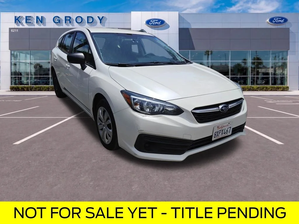 Used 2021 White Subaru Base image 1