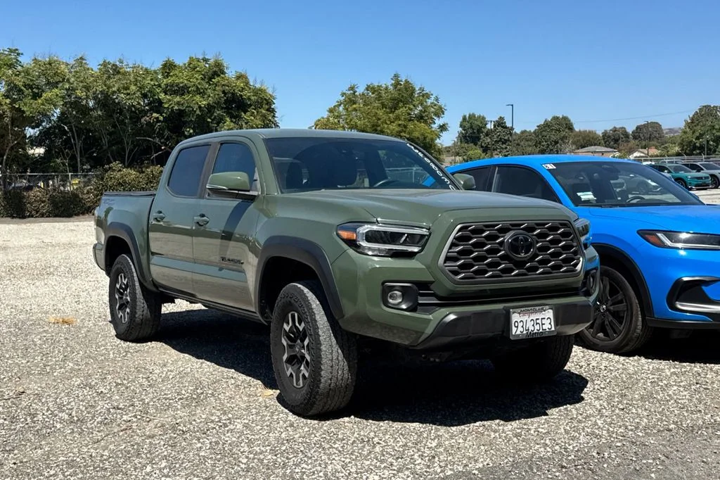 Used 2022 Army Green Toyota TRD Off-Road image 2