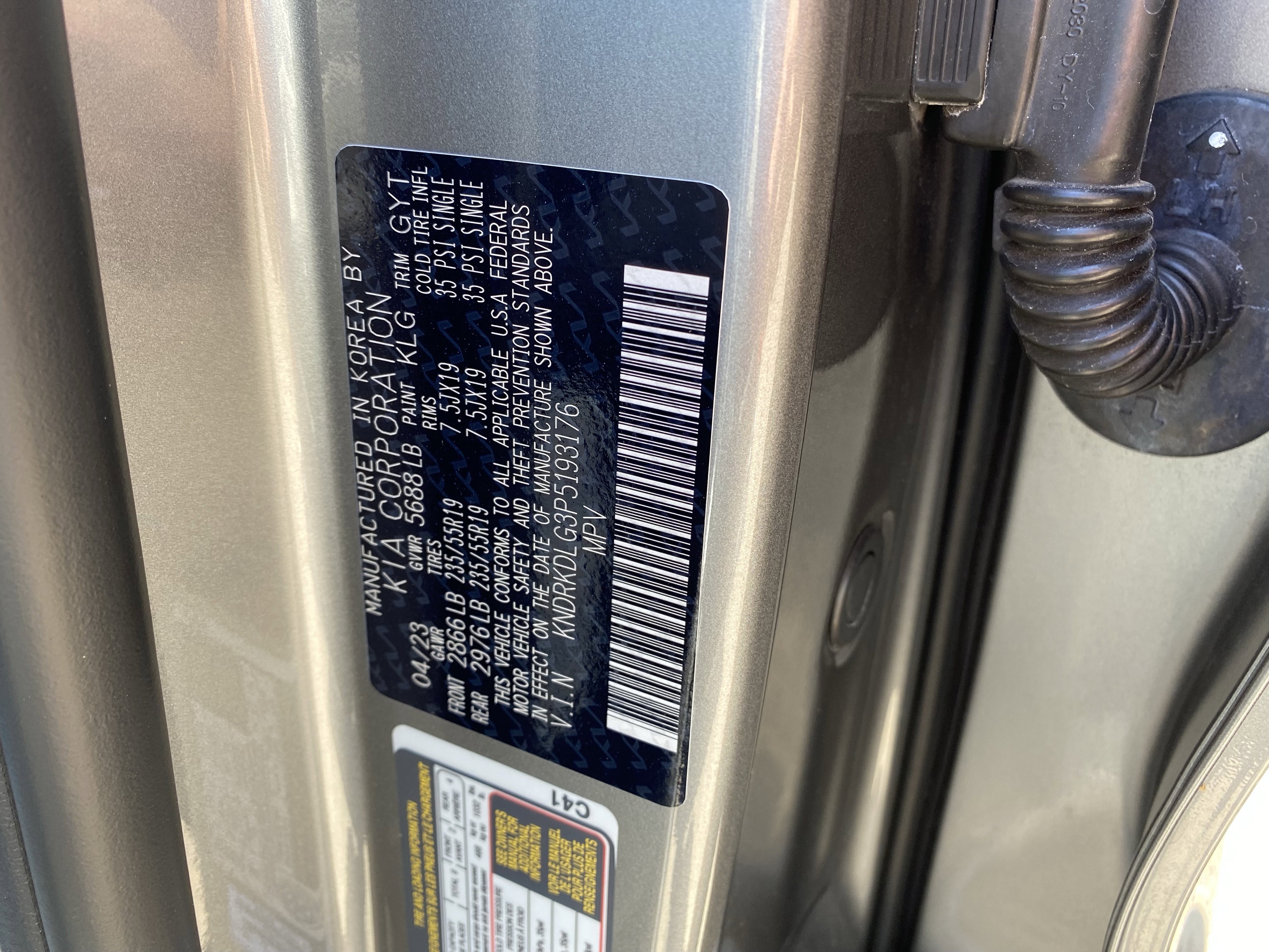 Used 2023 Steel Gray Kia EX image 32