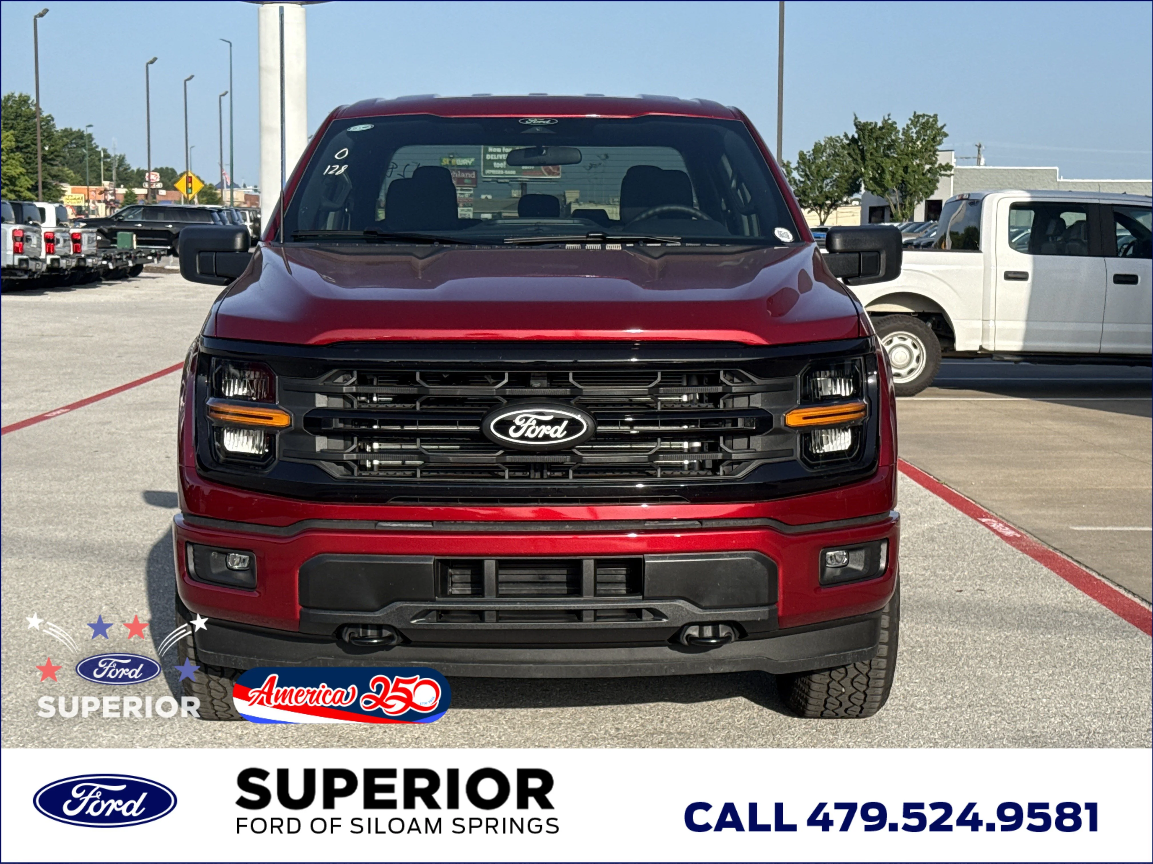 New 2026 Ruby Red Metallic Tinted Clearcoat Ford XLT 4WD image 13