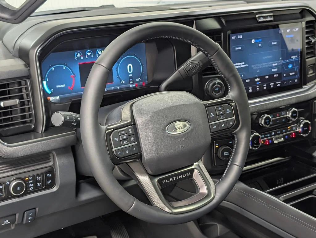 New 2026 Glacier Gray Metallic Tri-Coat Ford F-350® Platinum® image 14