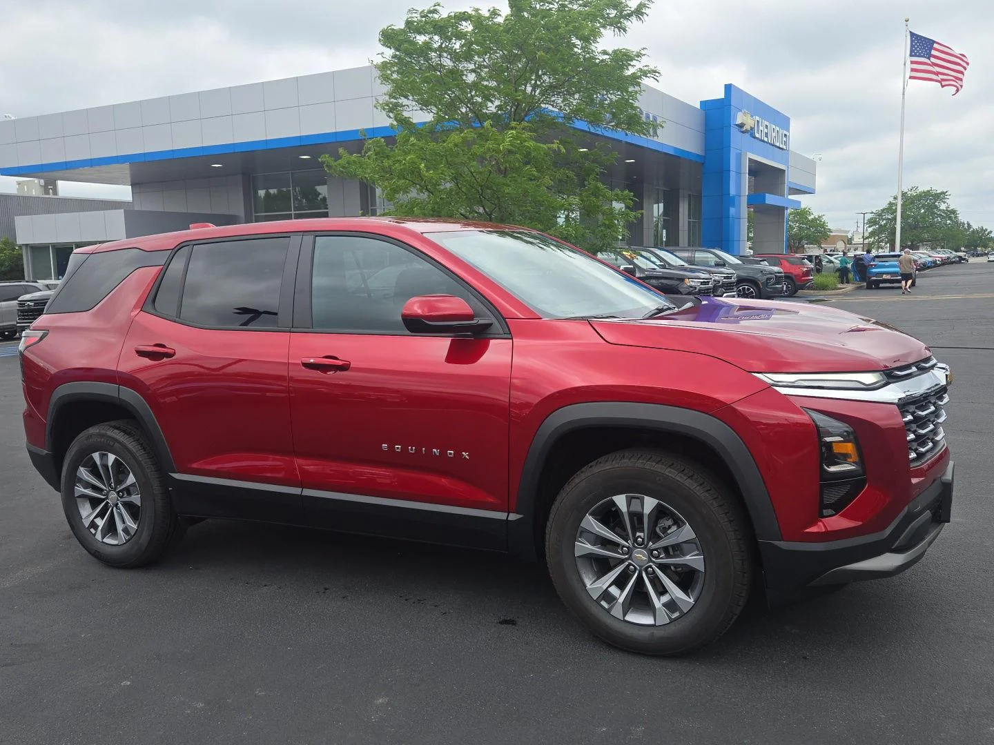 Used 2026 Radiant Red Tintcoat Chevrolet AWD LT image 1