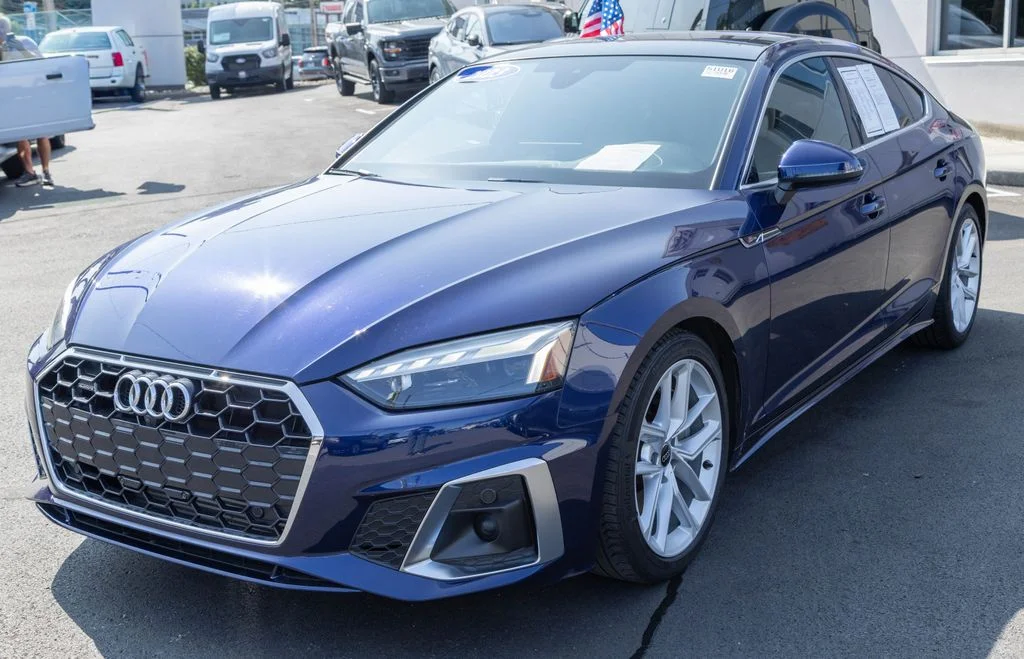 Used 2023 Blue Audi 45 S line Premium Plus image 2
