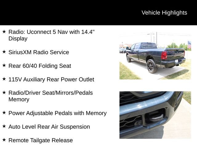 New 2026 Forged Blue Metallic Exterior Paint RAM Laramie image 6