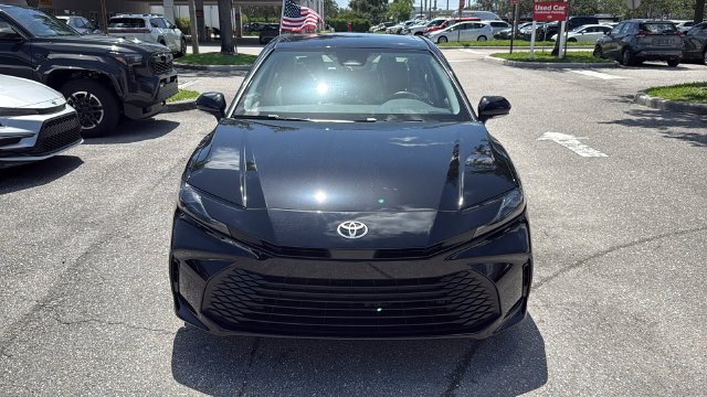 Used 2025 Midnight Black Metallic Toyota LE image 2