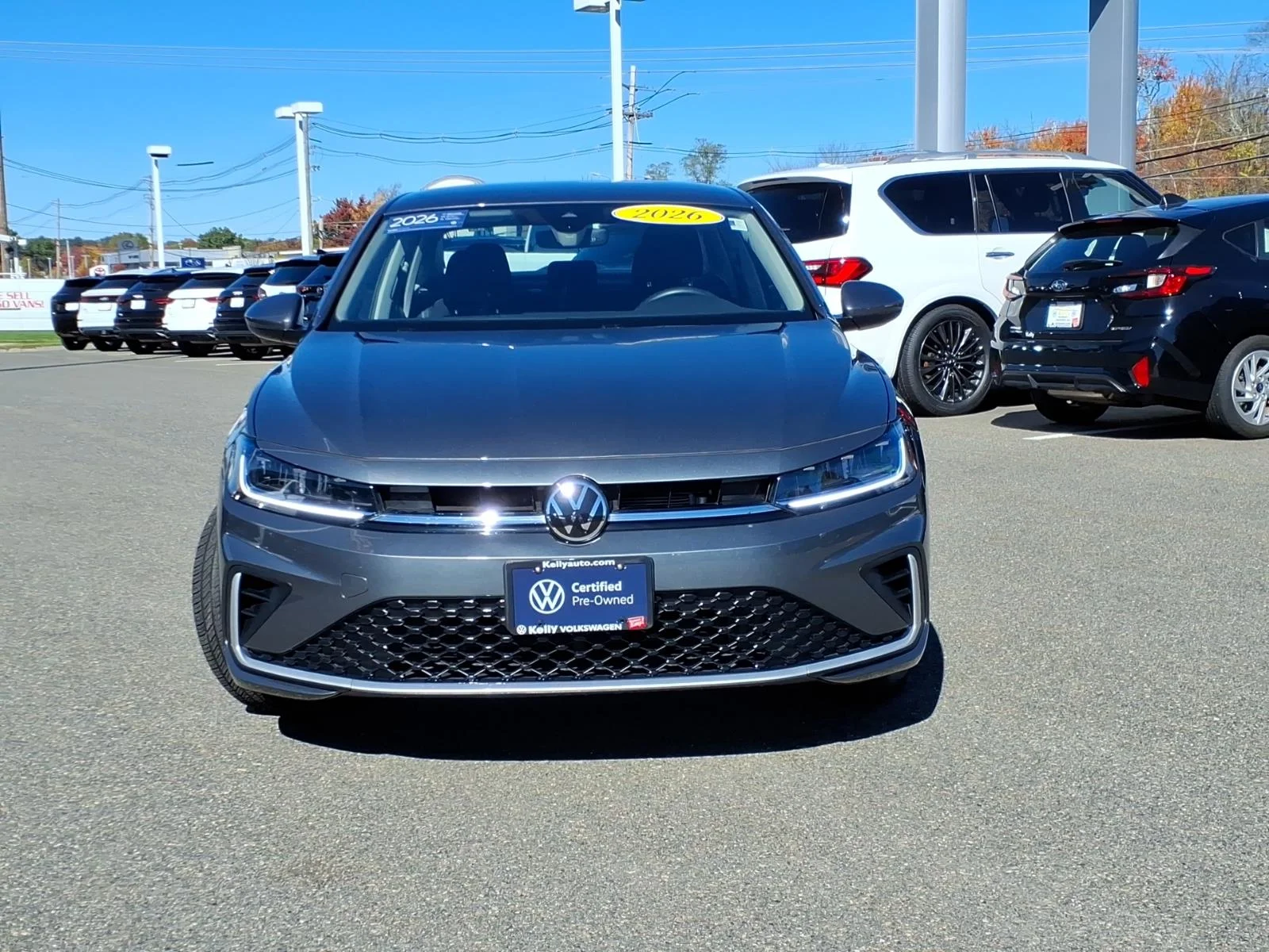 Certified Used 2026 Platinum Gray Metallic Volkswagen S image 2