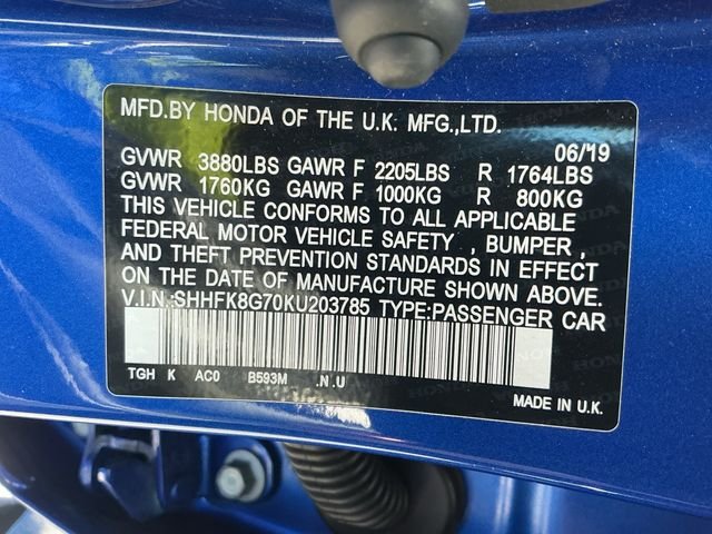 Used 2019 Blue Honda Touring image 25