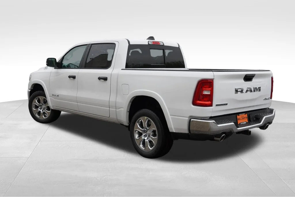 New 2026 Bright White Clear-Coat Exterior Paint RAM Big Horn image 5