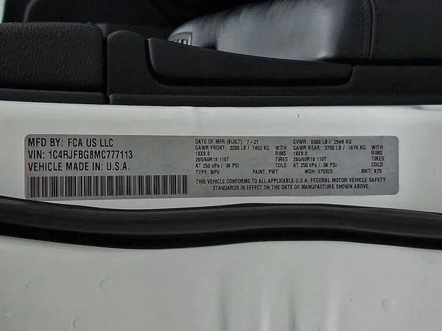 Used 2021 White Jeep Limited image 30