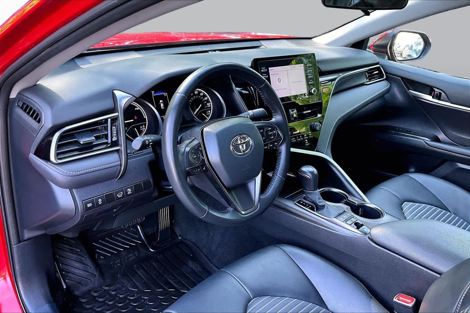 Certified Used 2024 Supersonic Red Toyota Hybrid SE image 16