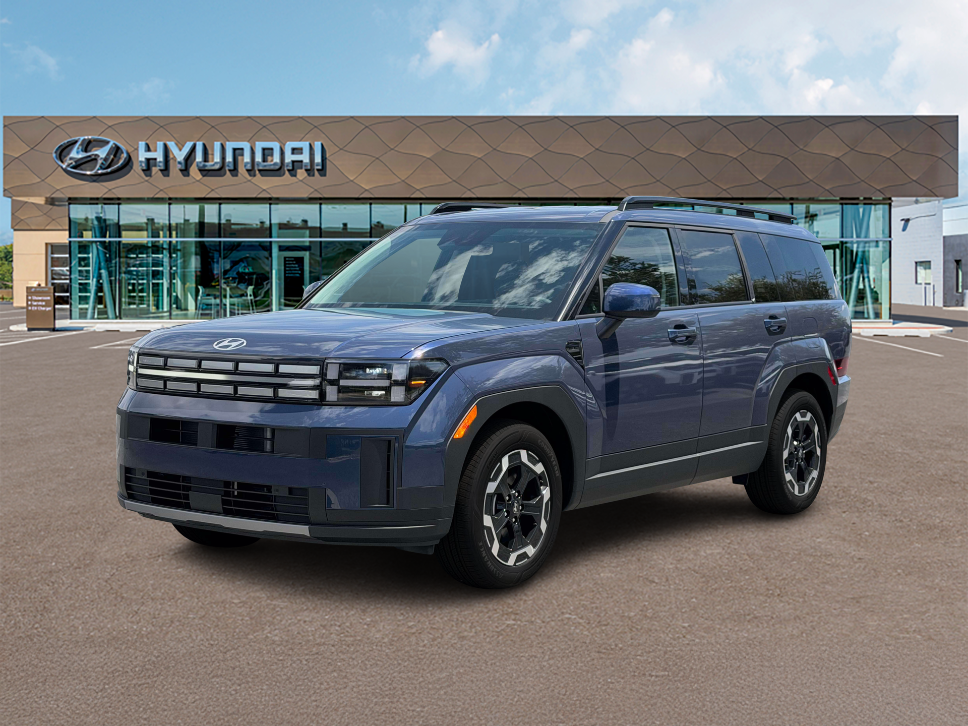 New 2027 Atlantis Blue Hyundai SEL AWD image 1