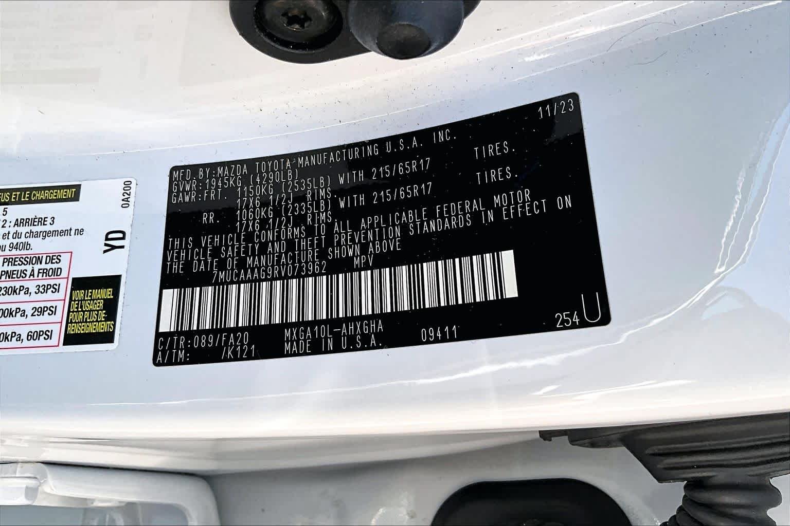Used 2024 Wind Chill Pearl Toyota LE image 30