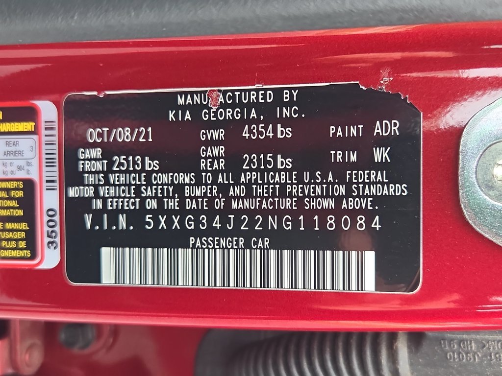 Used 2022 Passion Red Kia EX image 29