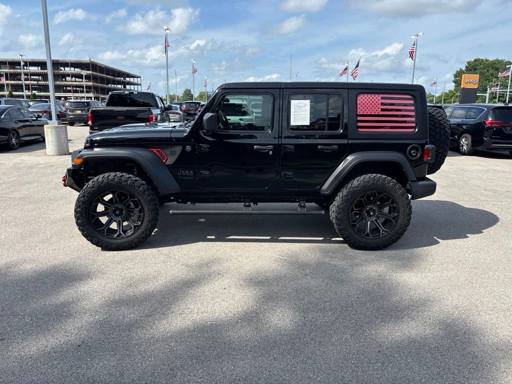 Certified Used 2022 Black Jeep Unlimited Sport S image 5