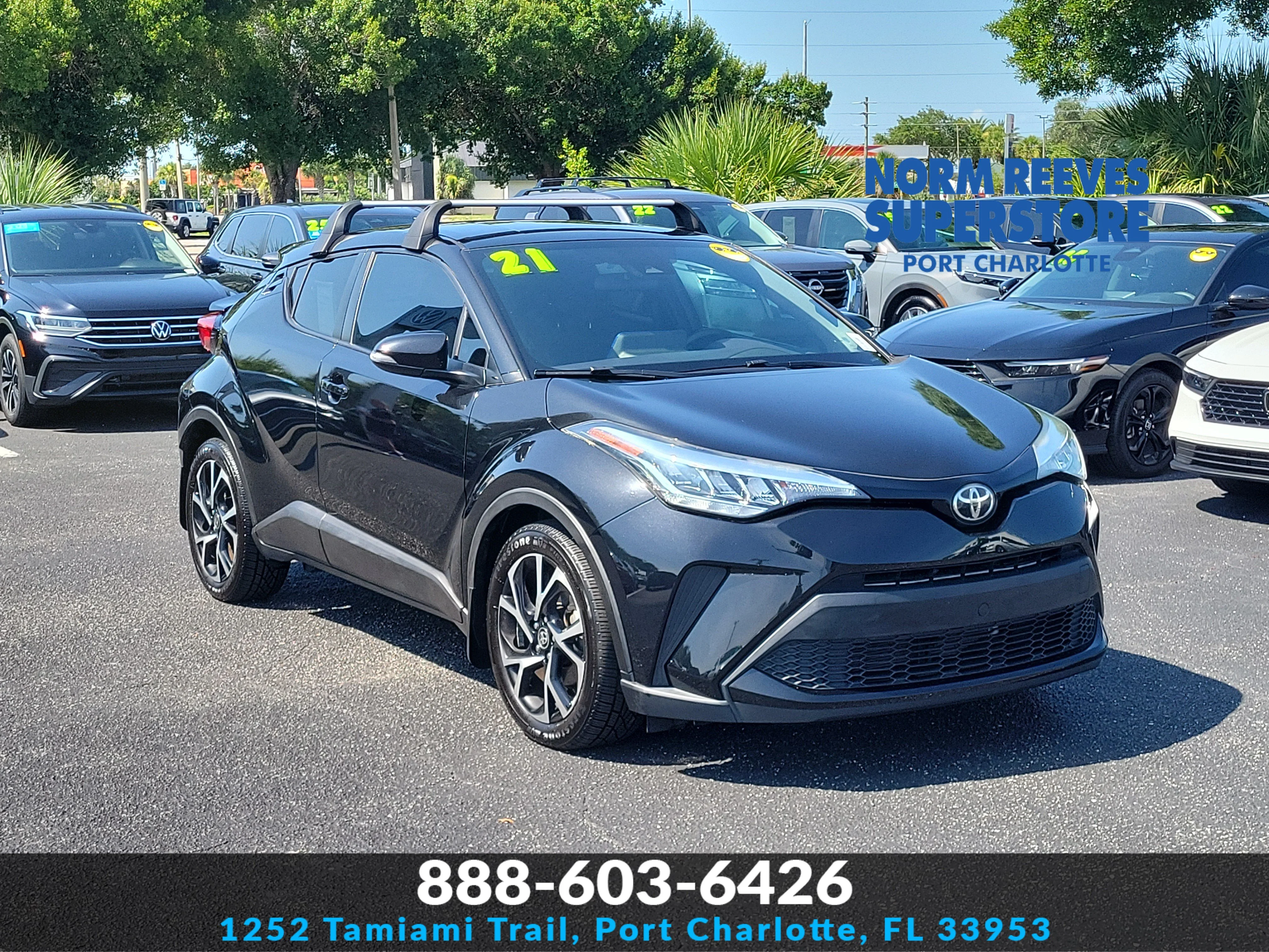 Used 2021 Black Toyota XLE image 1