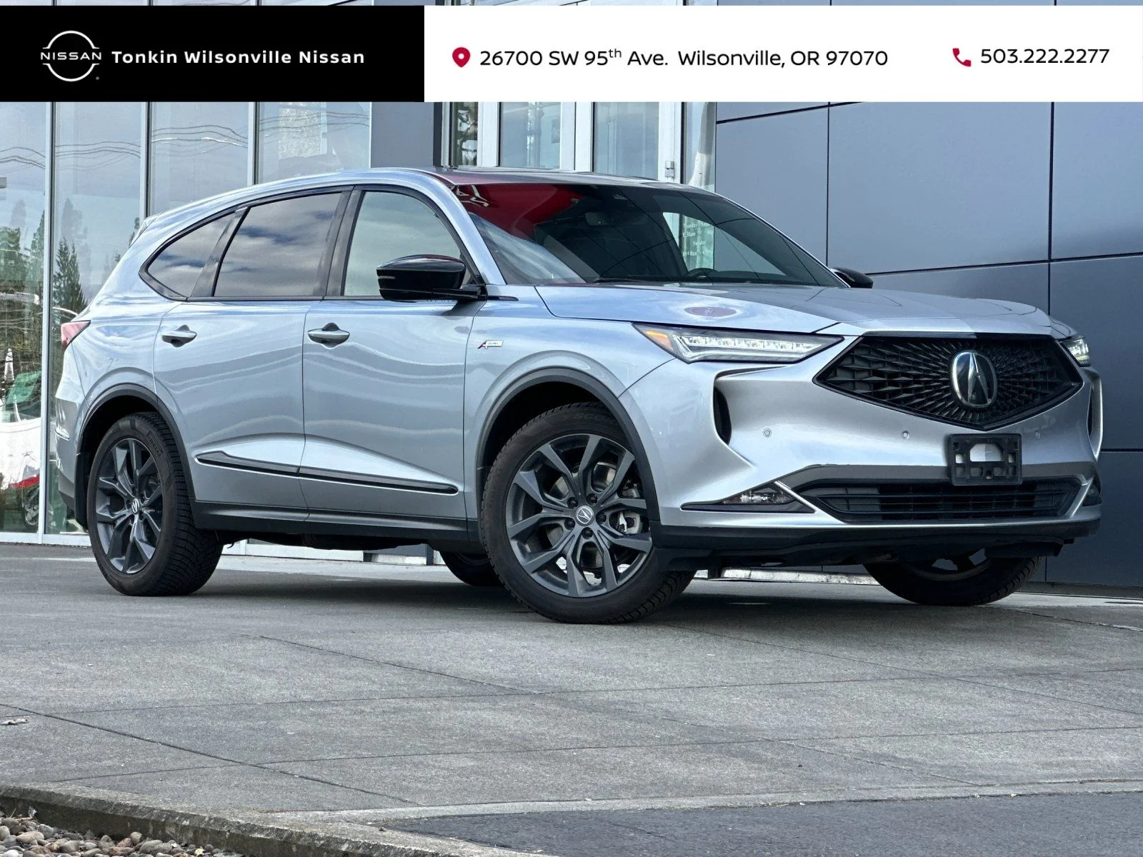 Used 2023 Silver Acura A-Spec image 1