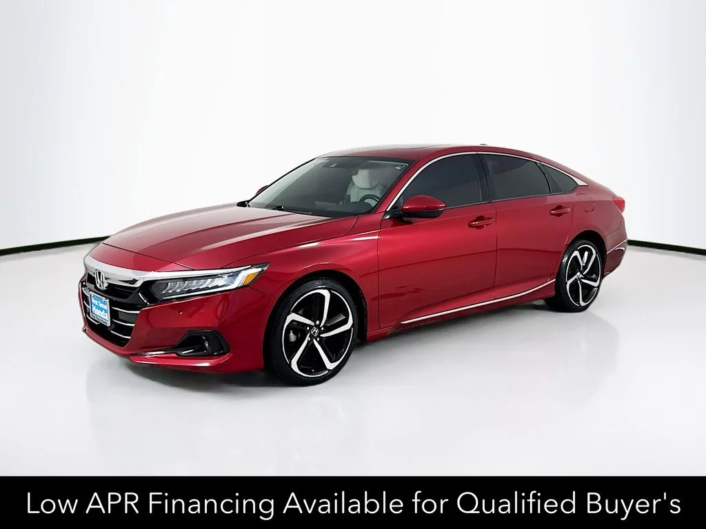 Certified Used 2022 Radiant Red Metallic Honda EX-L image 3