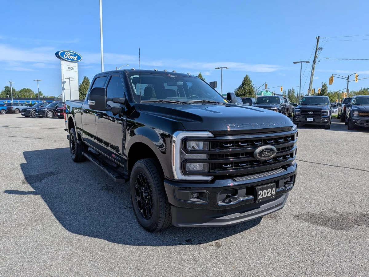 Used 2024 Black Ford Xl 4wd Crew Cab image 3