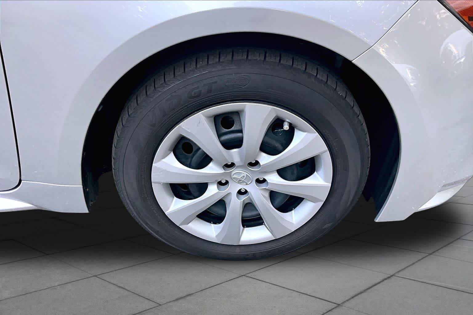Certified Used 2023 Classic Silver Metallic Toyota LE image 11